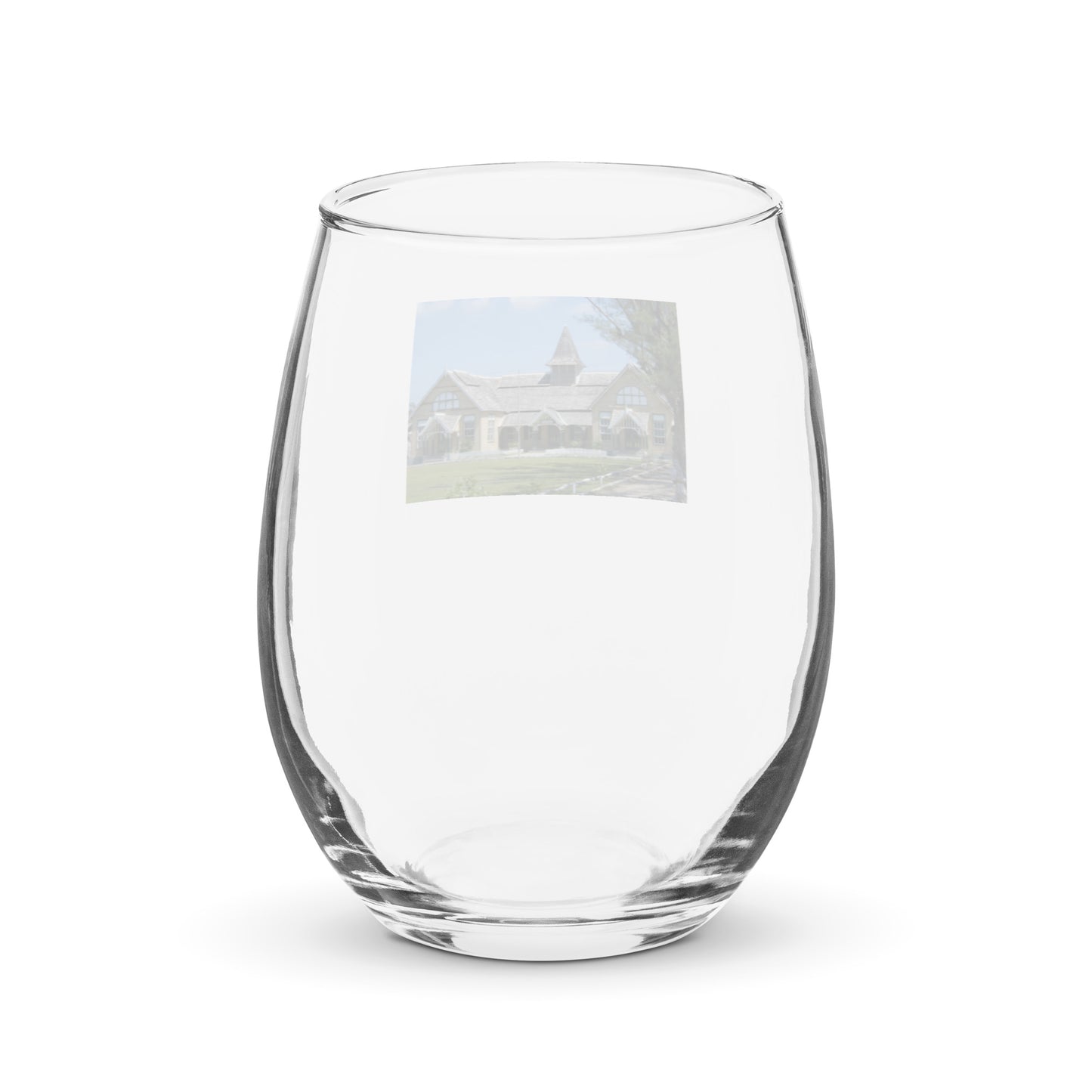 Stemless wine glass