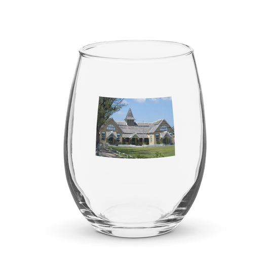 Stemless wine glass