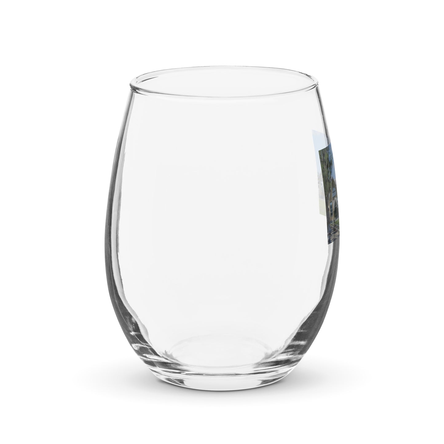 Stemless wine glass